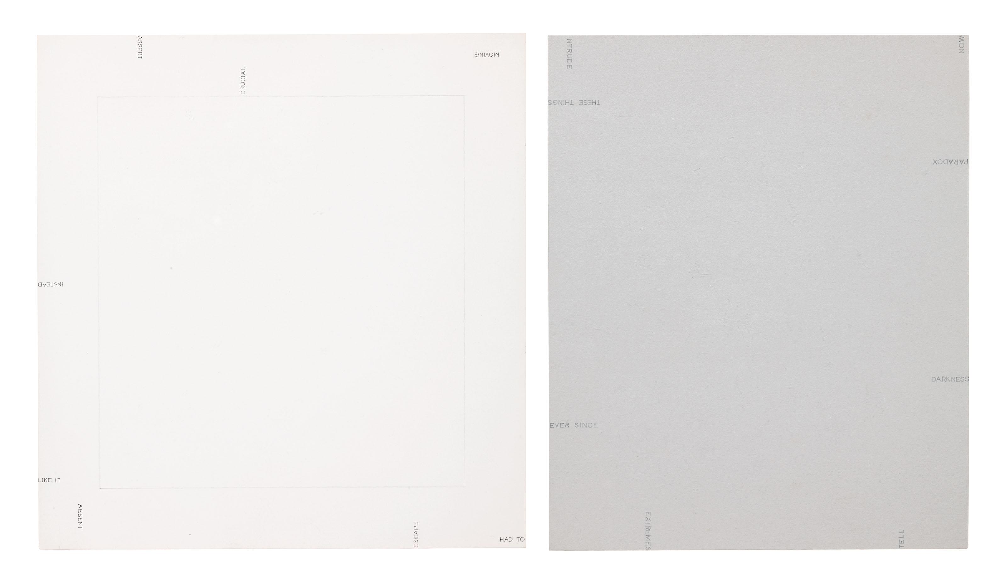 Robert Barry - each: Untitled