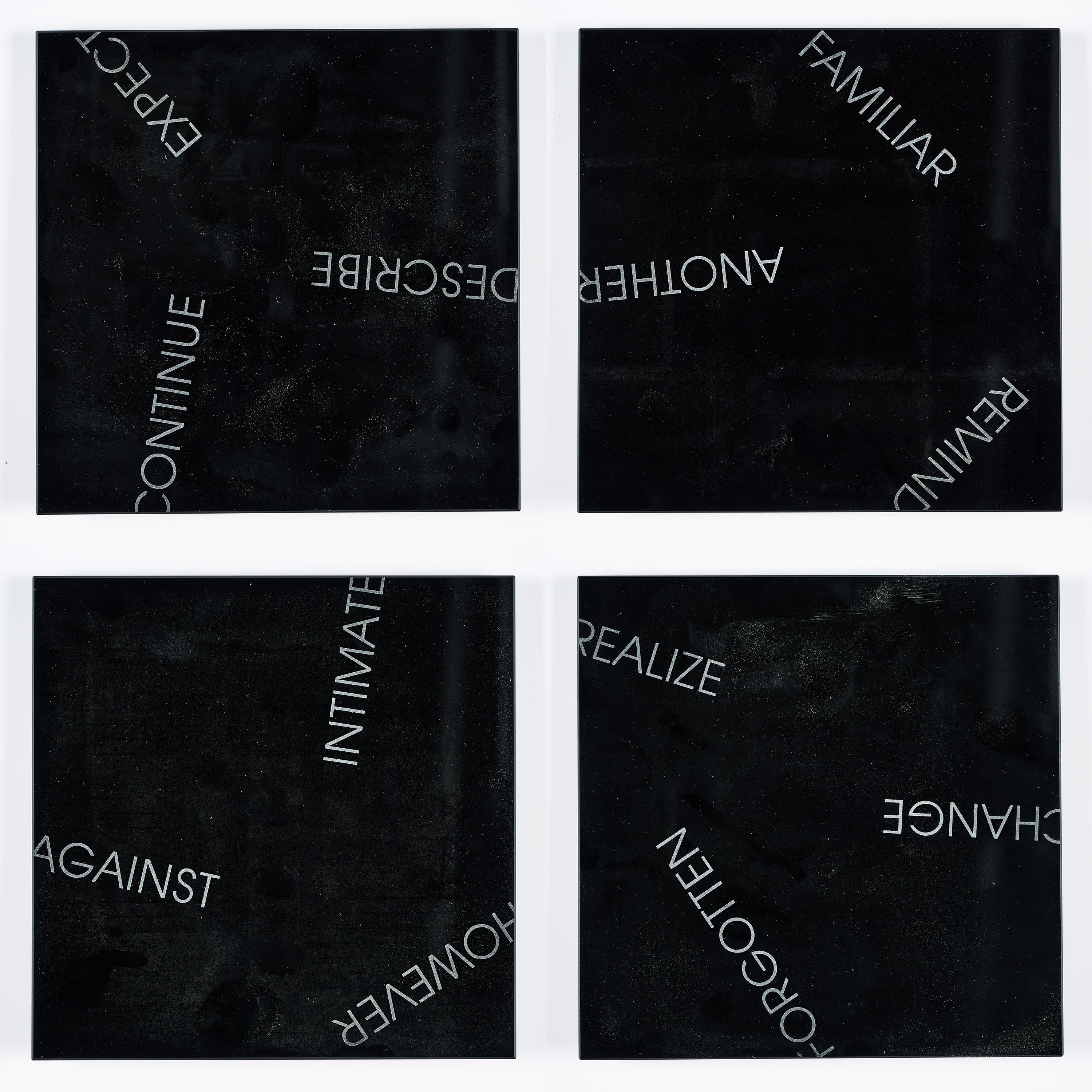 Robert Barry - Four reflections.