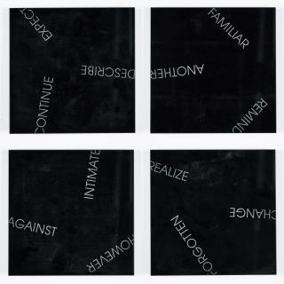 Robert Barry - Four reflections.