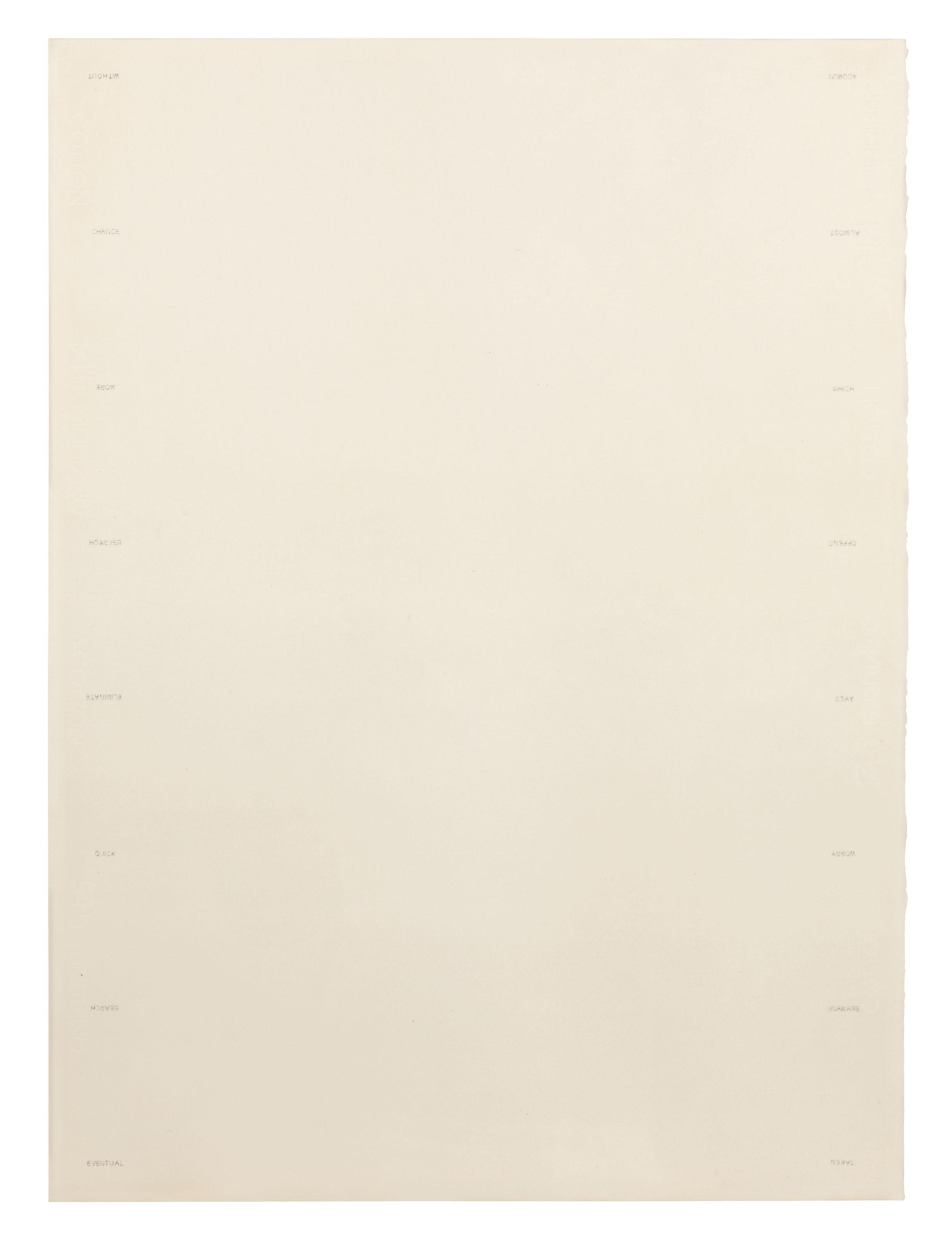 Robert Barry - Textdrawing