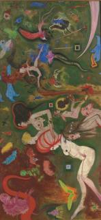 Robert Beauchamp - Sprinter On Green Ground