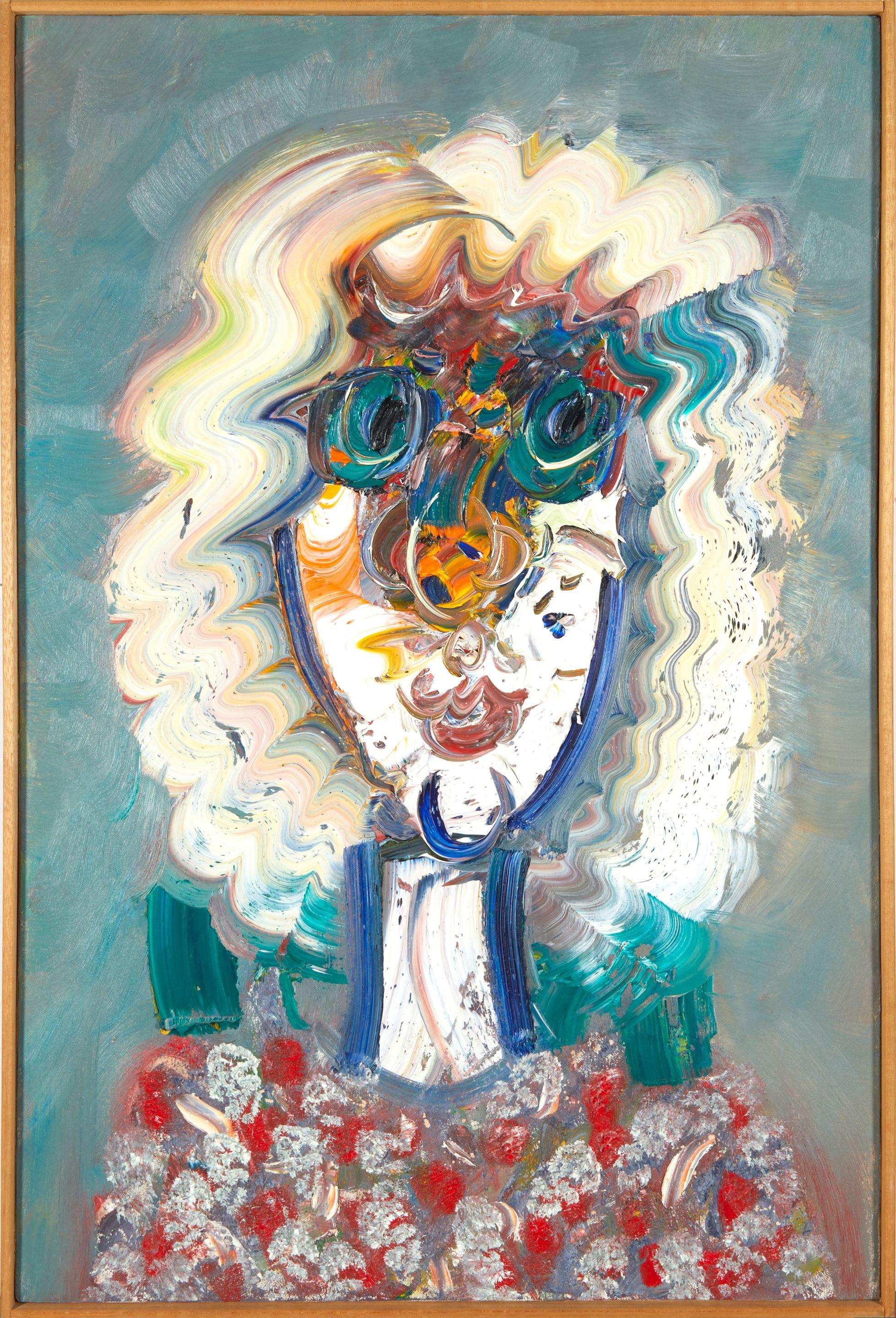 Robert Beauchamp - Woman 36 x 24 in. (91.4 x 61.0 cm) framed 36 3/4 x 24 3/4 x 2 in.