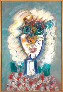 Robert Beauchamp - Woman 36 x 24 in. (91.4 x 61.0 cm) framed 36 3/4 x 24 3/4 x 2 in.