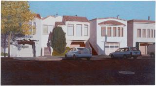 Robert Bechtle - Four Houses On Pennsylvania Avenue