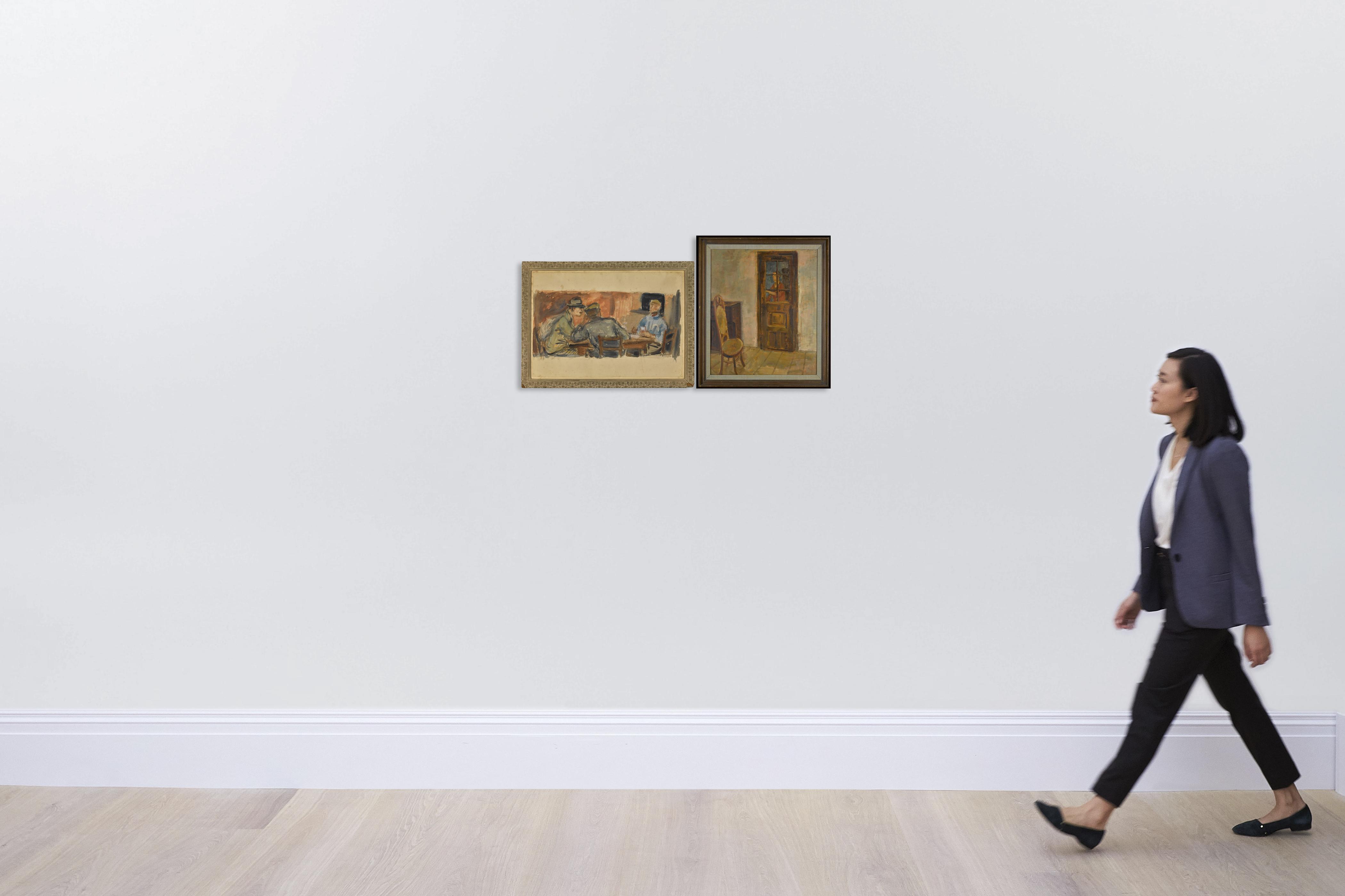 Róbert Berény - Two Interior Scenes