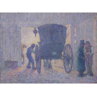 Robert Bevan - Cabyard, Early Morning