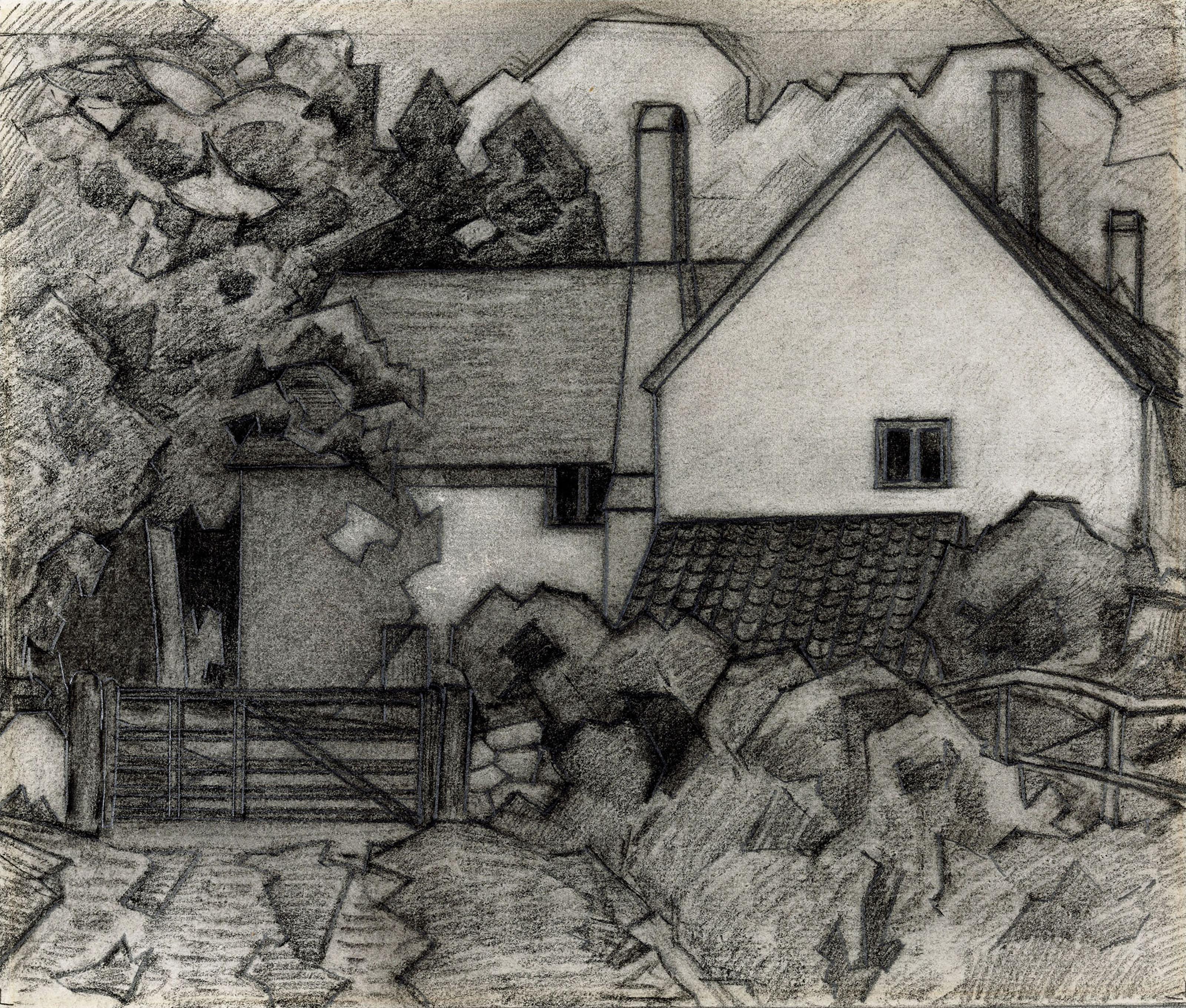 Robert Bevan - Hart\'s Farm, Clayhidon