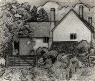 Robert Bevan - Hart\'s Farm, Clayhidon