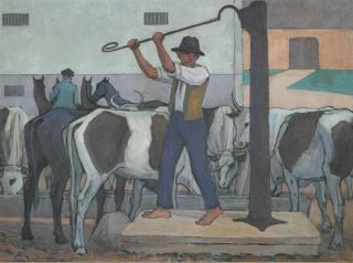Robert Bevan - Watering Cattle, Poland