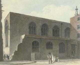 Robert Blemmel Schnebbelie - The Guildhall Chapel At The Time of Its Demolition