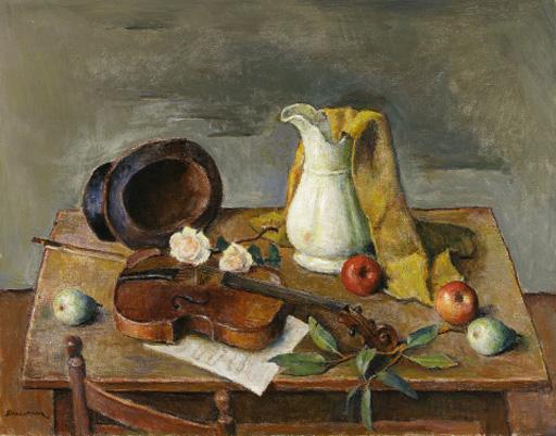 Robert Brackman - An Etude in Gray #2