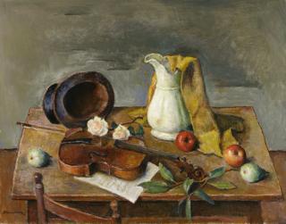 Robert Brackman - An Etude in Gray #2