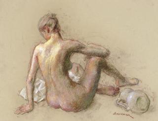Robert Brackman - Seated Nude