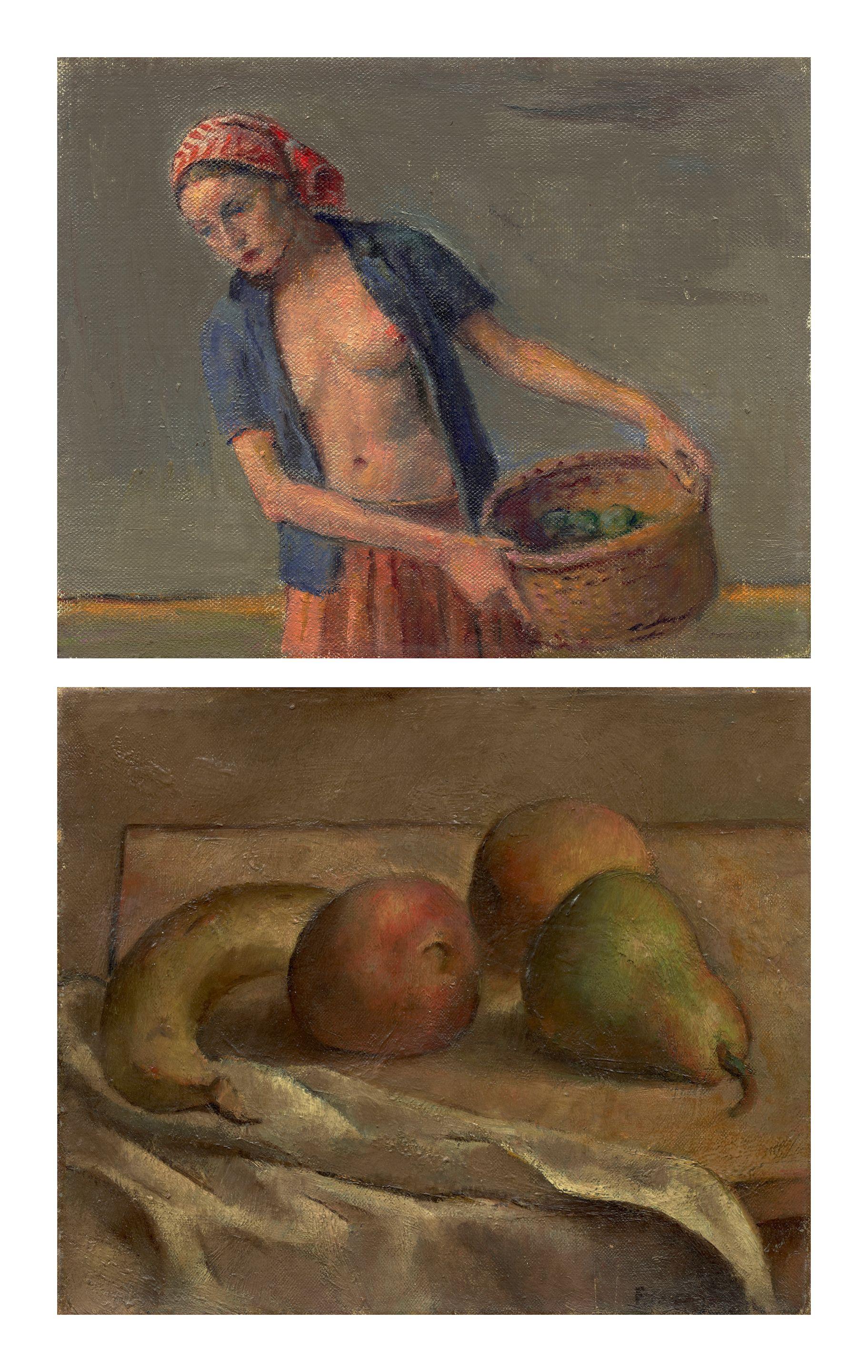 Robert Brackman - Study for Autumn #2 and Fruit: Two Works