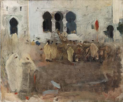 Robert Brough, A.R.S.A. - Moroccan scene