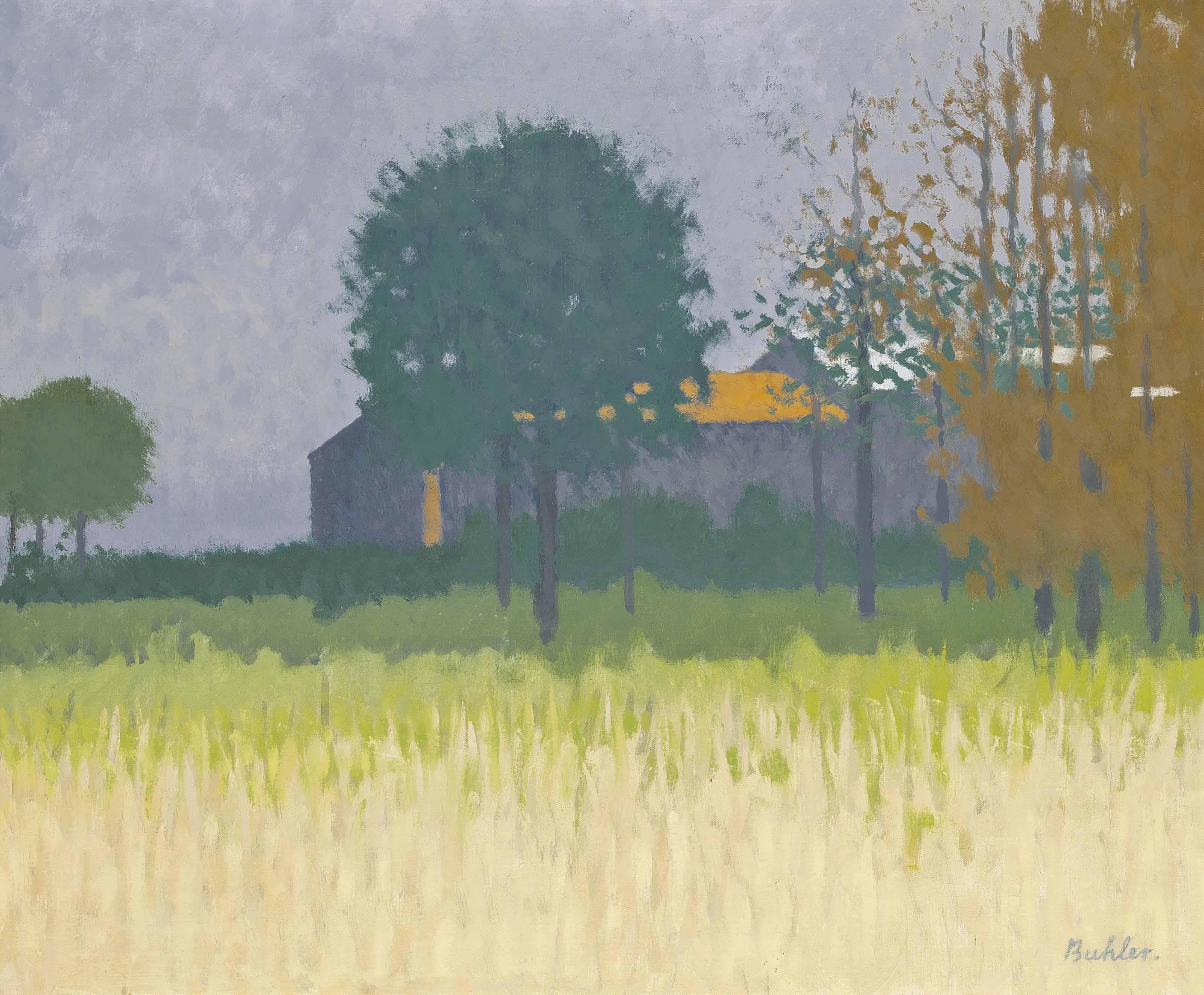 Robert Buhler, R.A. - Farmhouse, Amagansett, Long Island