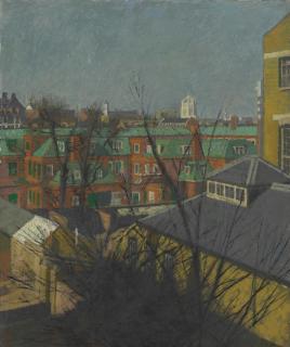 Robert Buhler, R.A. - The Victoria and Albert Museum from Chelsea