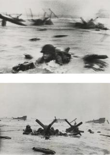 Robert Capa - D-Day Landing On Omaha Beach, Normandy, June 6, 1944
