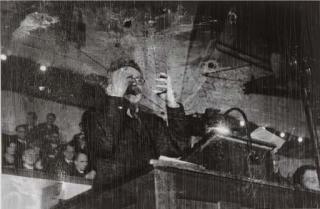 Robert Capa - Leon Trotsky, November 27, 1932