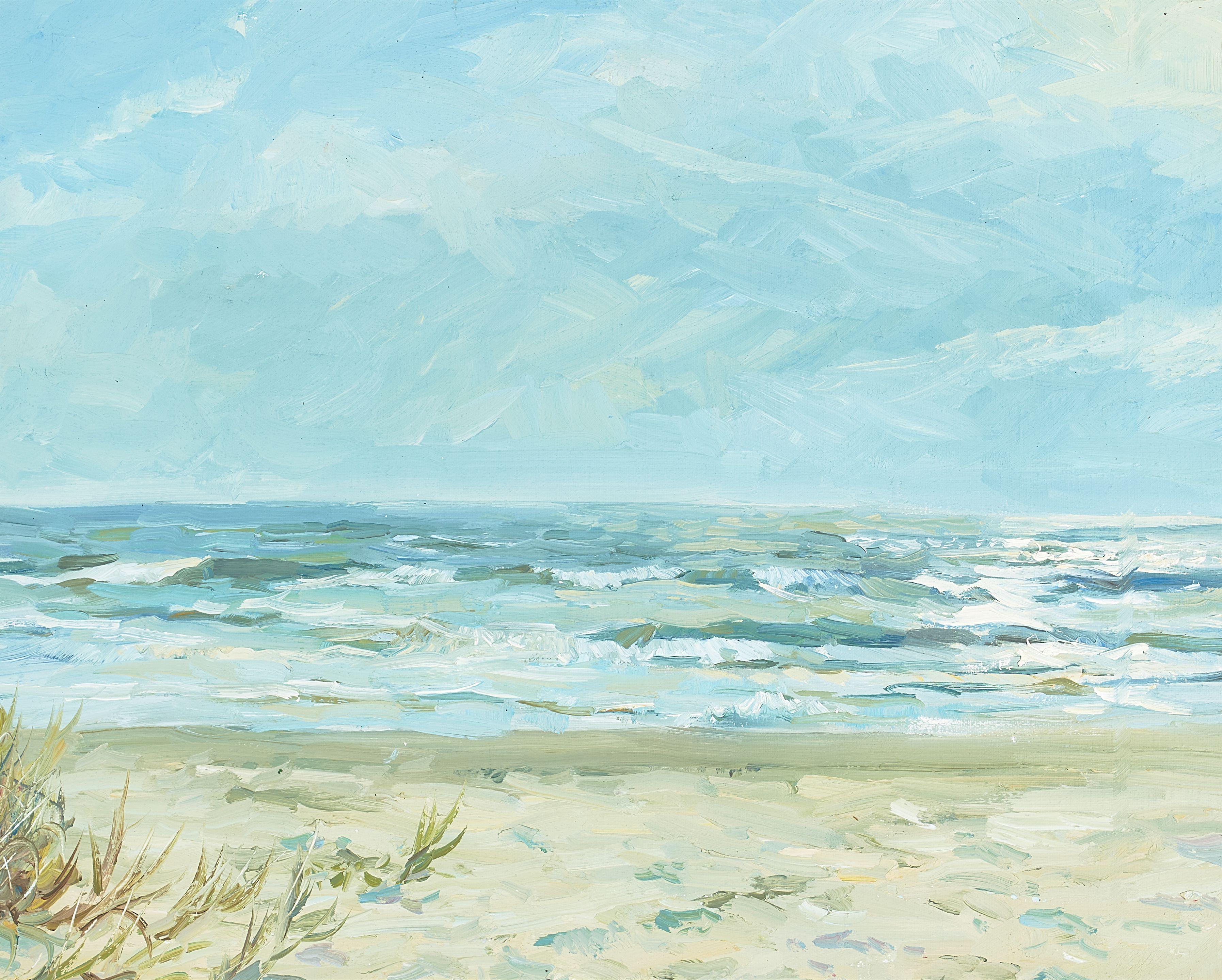 Robert Caples - Galveston, Texas 16 x 20 in. framed 22 x 26 in.