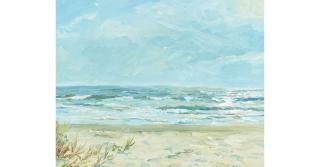 Robert Caples - Galveston, Texas 16 x 20 in. framed 22 x 26 in.