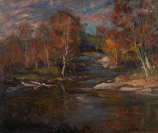 Robert Charles Gruppé - Trout Stream (Autumn)