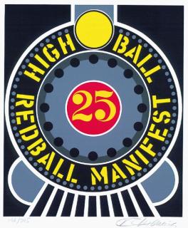 Robert Clark Indiana - Highball Redball Manifest