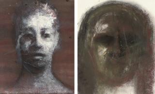 Robert Clatworthy, R.A. - Head; and Head XIV