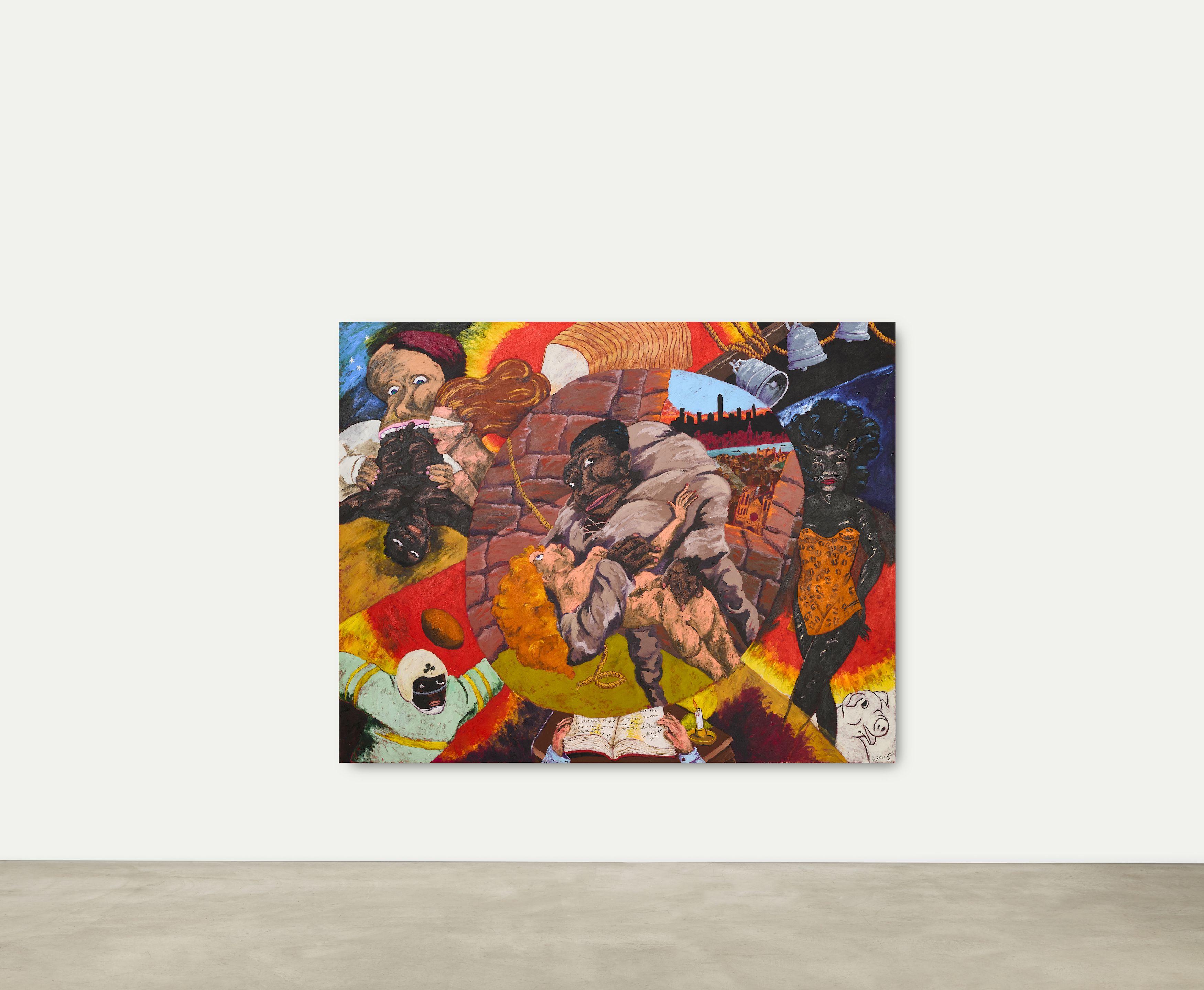 Robert Colescott - Hunchback of Notre Dame (Hommage to Victor Hugo)