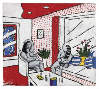 Robert Colescott - Interior Iii