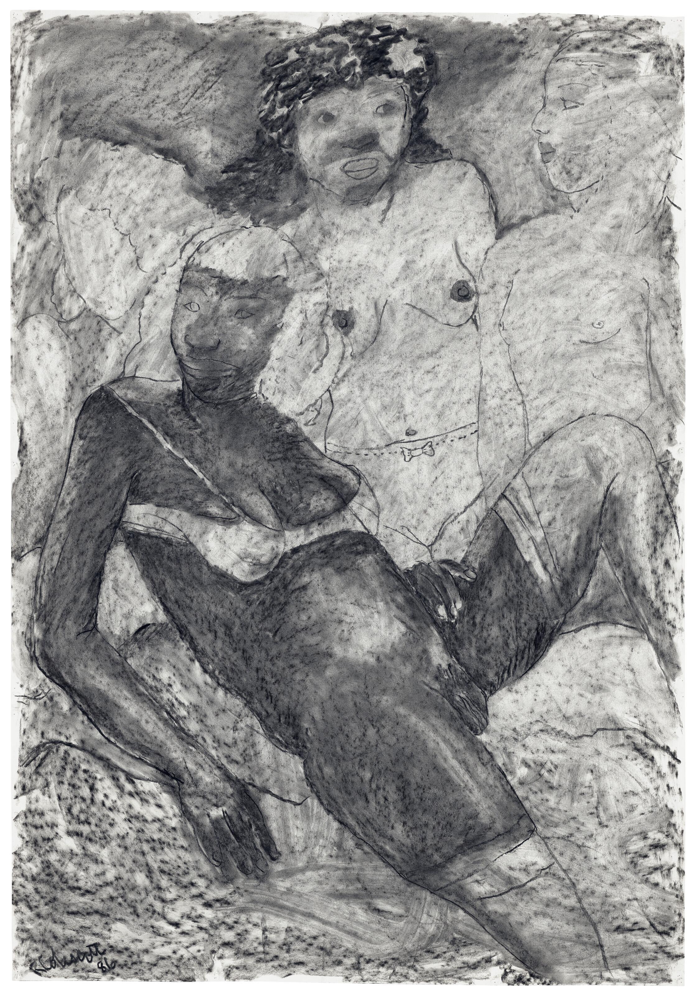 Robert Colescott - Ladies in Waiting