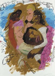 Robert Colescott - Late Night Sleep