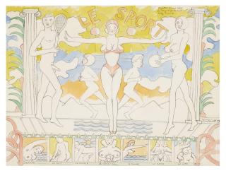 Robert Colescott - Le Sport