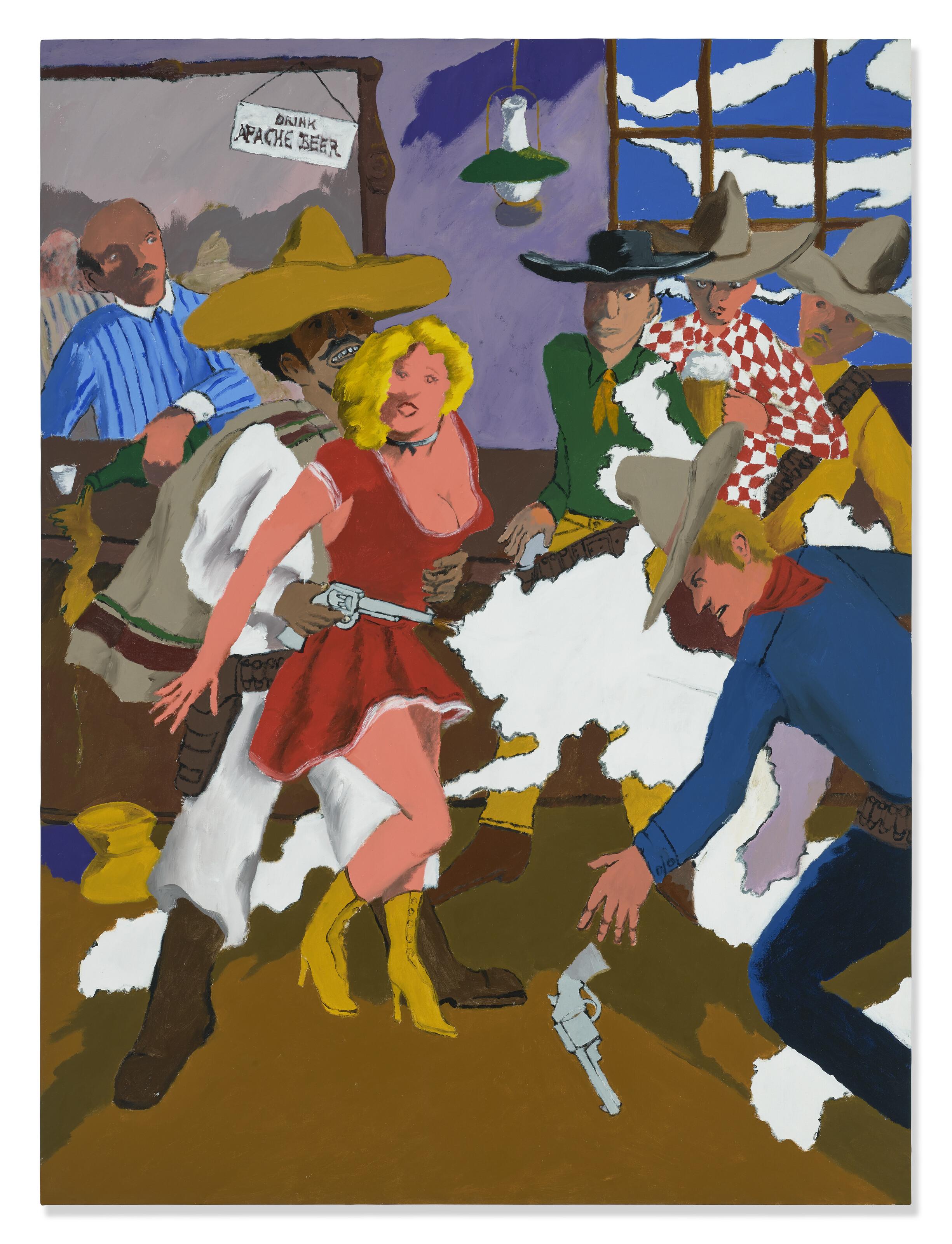 Robert Colescott - Pancho Villa