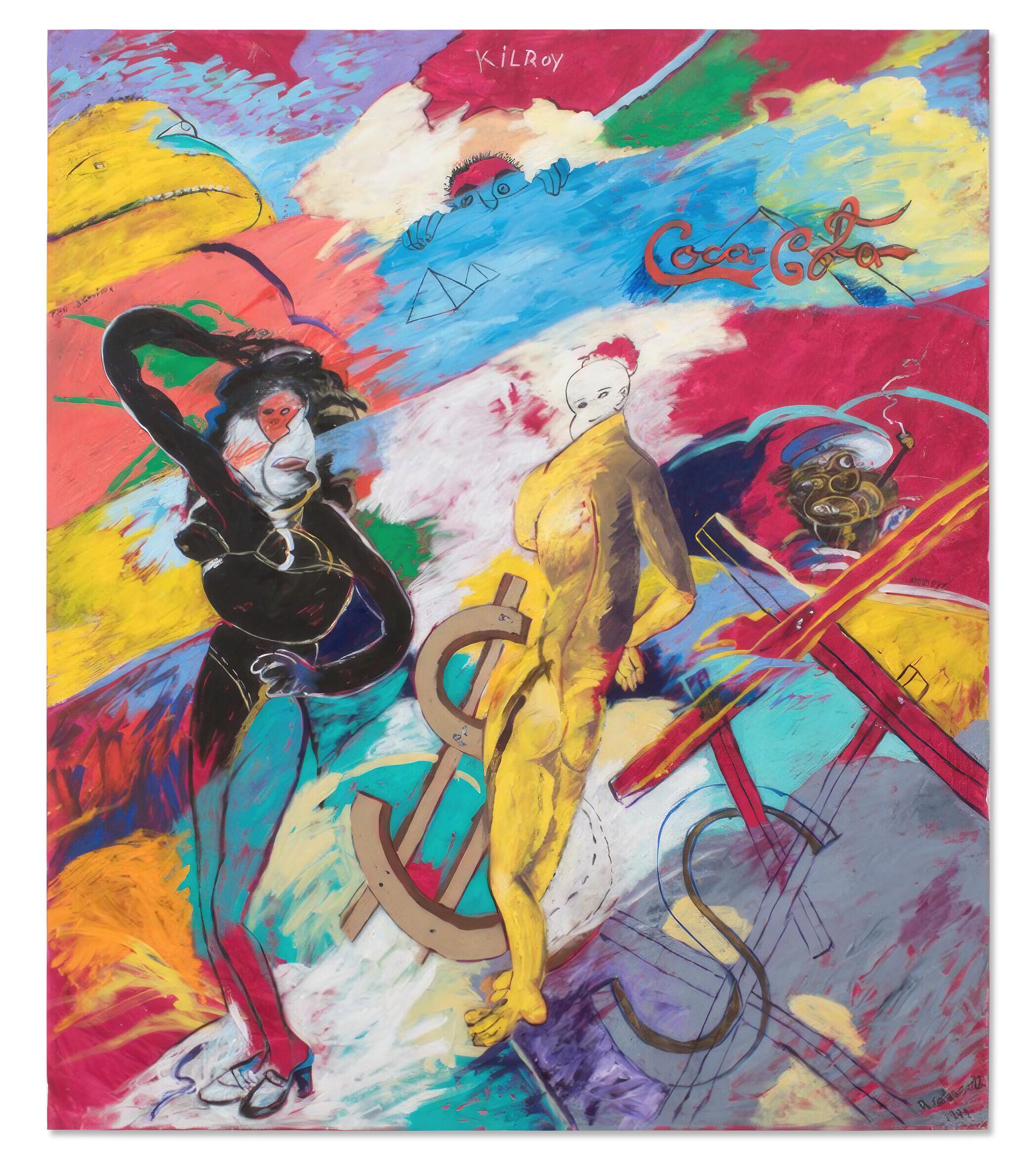 Robert Colescott - Signs and Monuments (Kilroy)