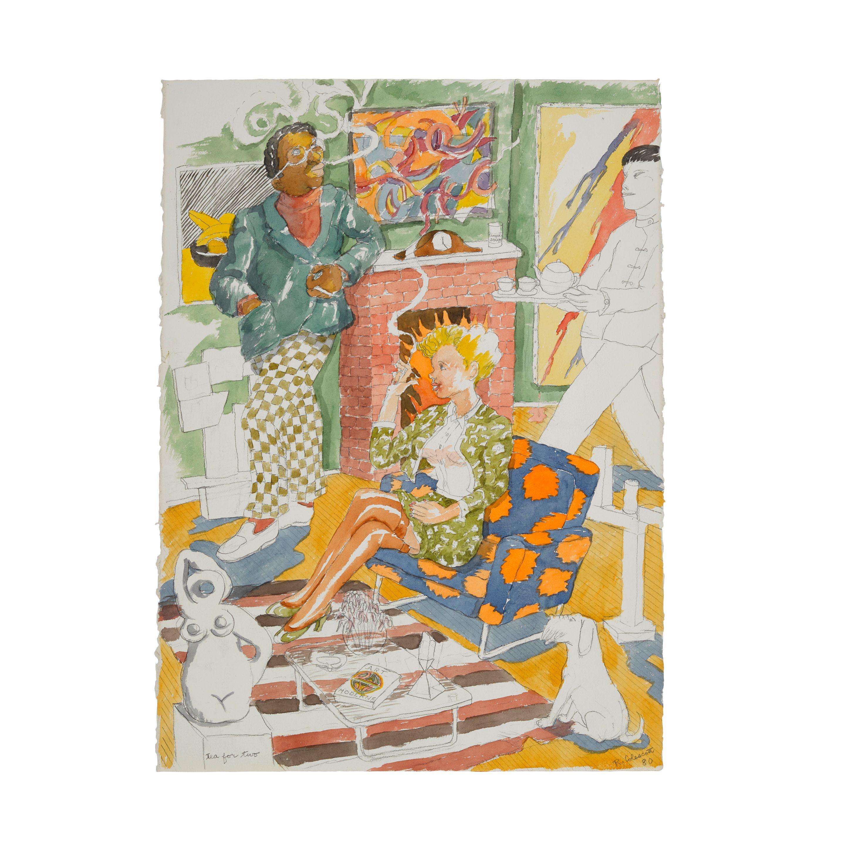 Tea For Two, 1980 by Robert Colescott Art.Salon