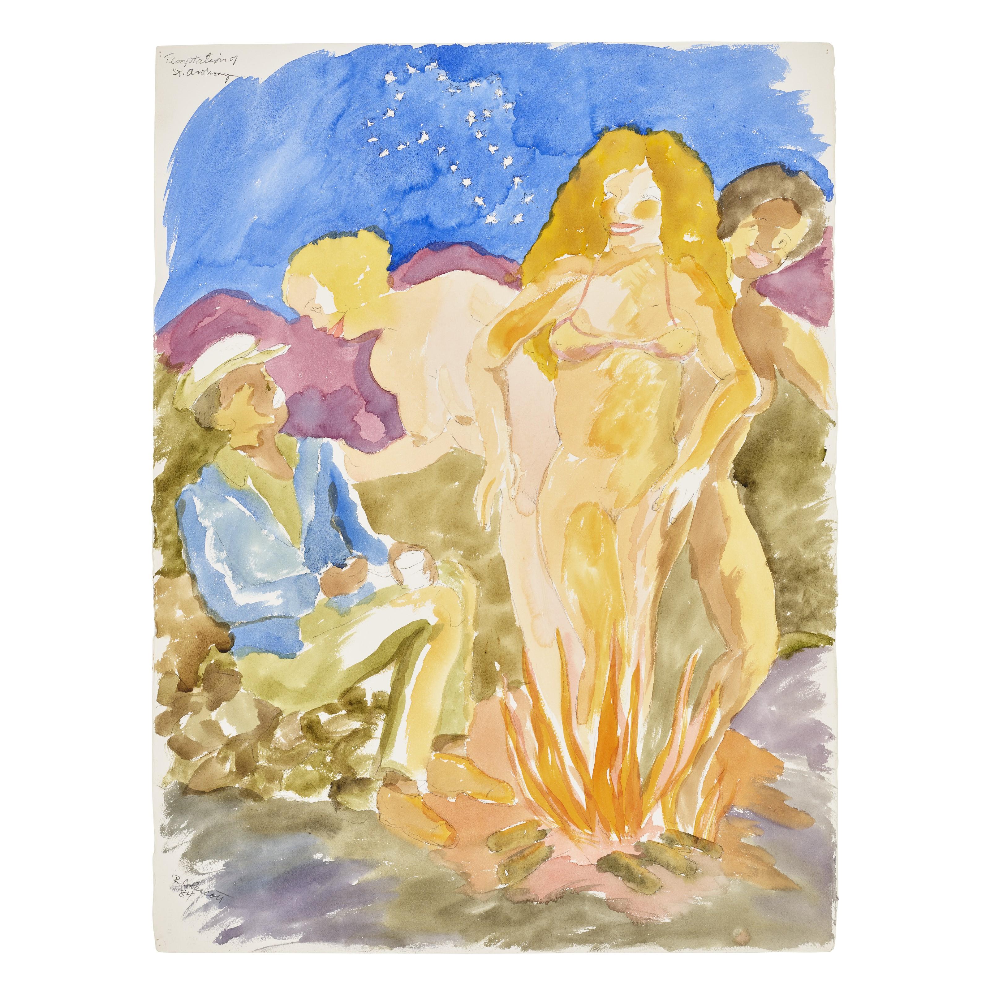 Robert Colescott - Temptation of St. Anthony II