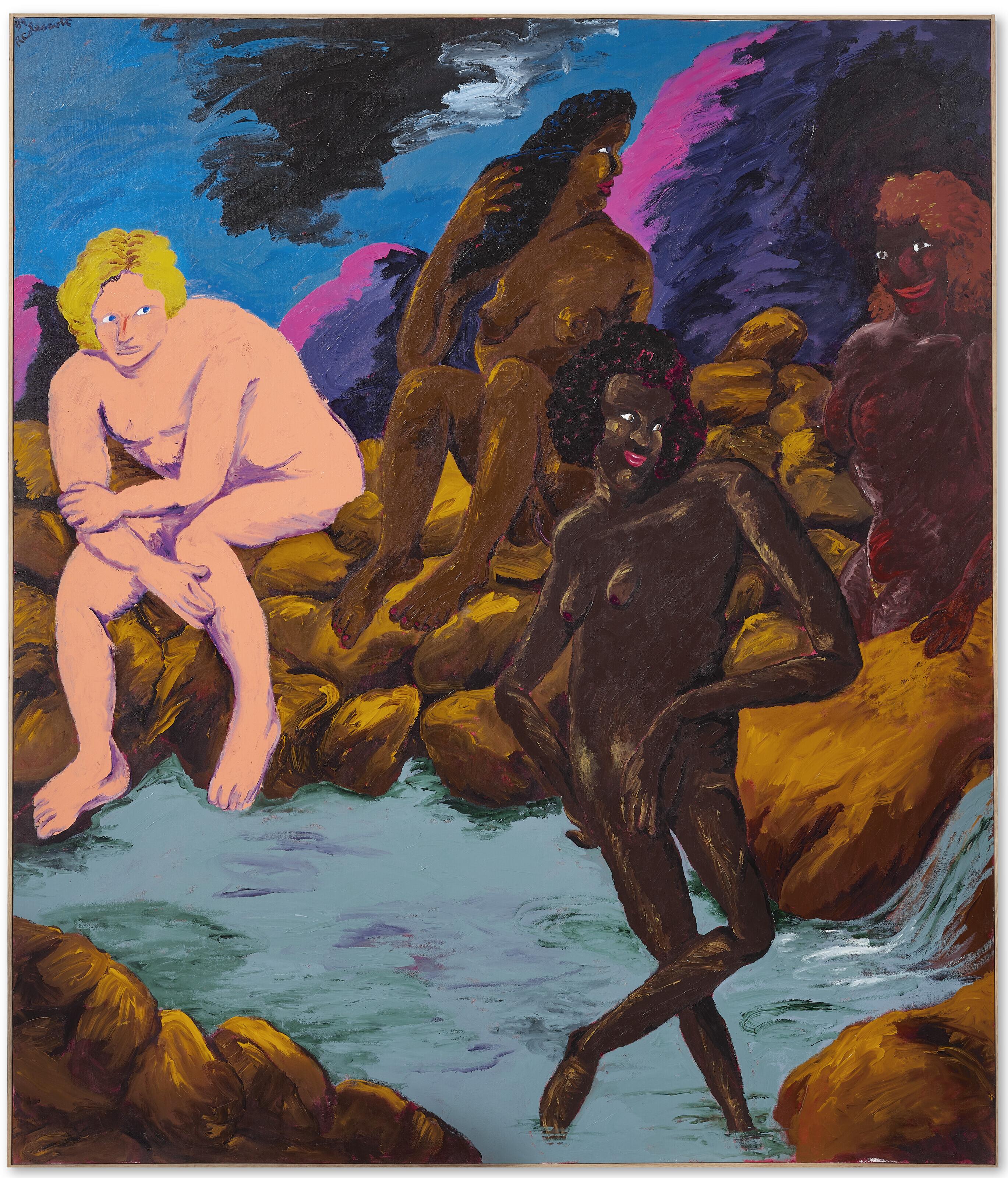 Robert Colescott - The Philosopher At The Bather\'s Pool