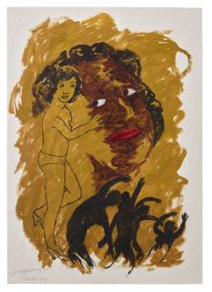 Robert Colescott - Where Is My Runaway Girl?