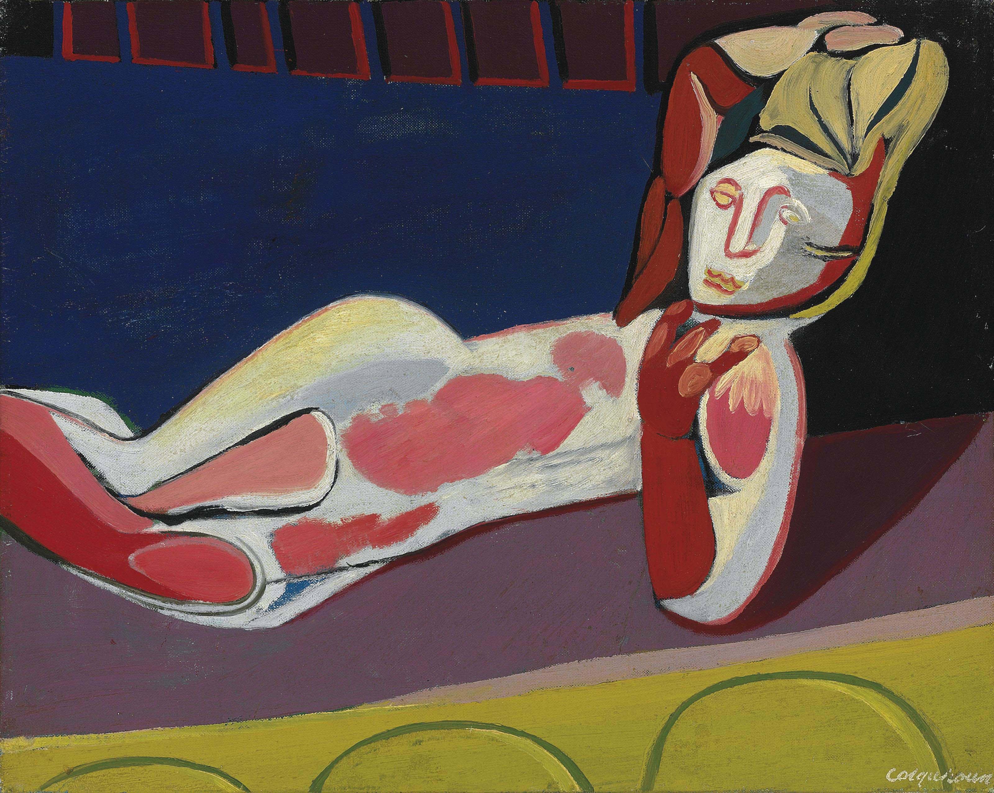 Robert Colquhoun - Reclining Woman