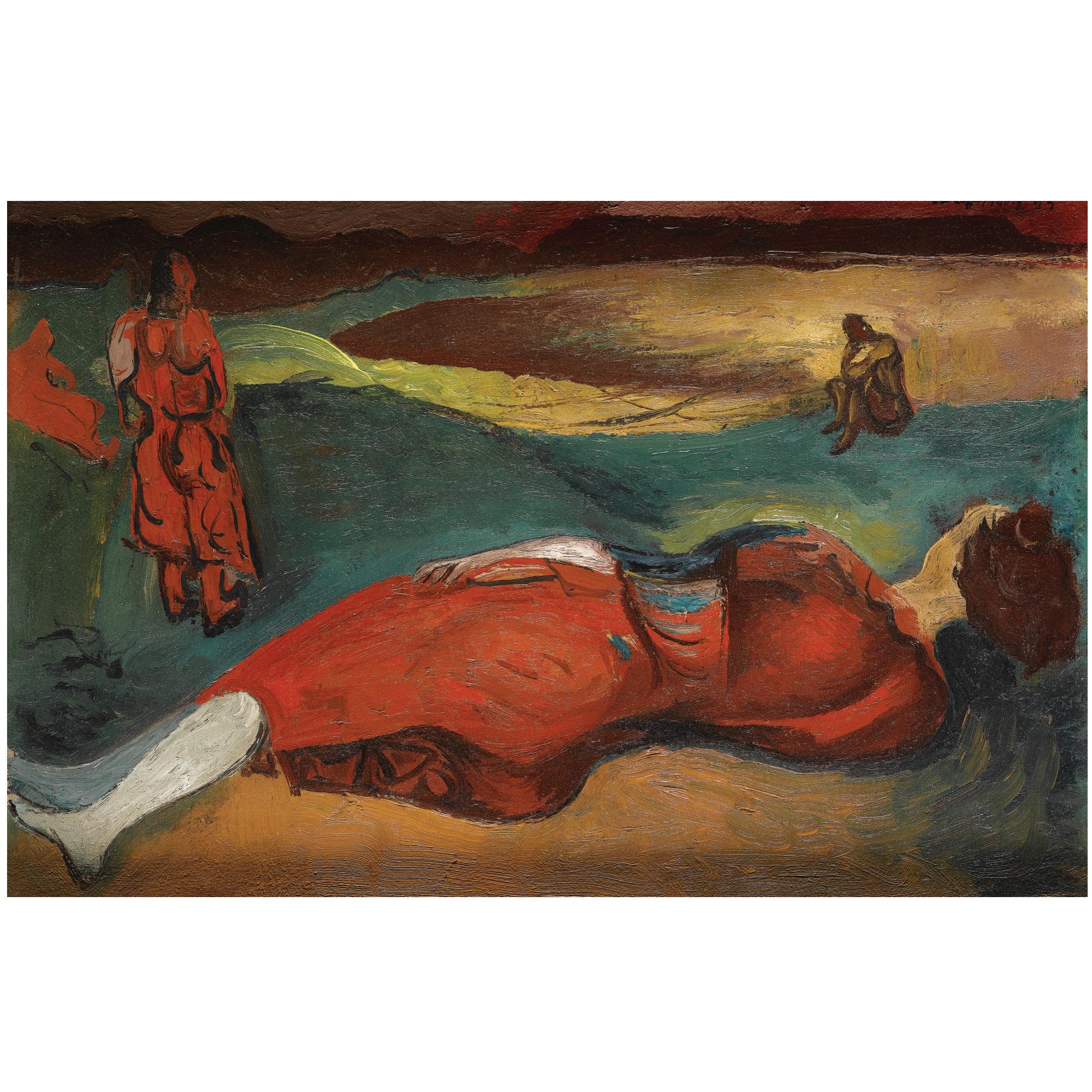 Robert Colquhoun - Sketch For Reclining Women