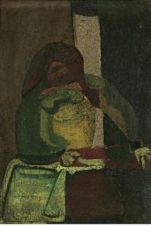 Robert Colquhoun - Woman ironing