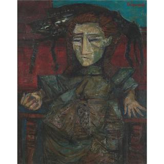 Robert Colquhoun - Woman With Cat