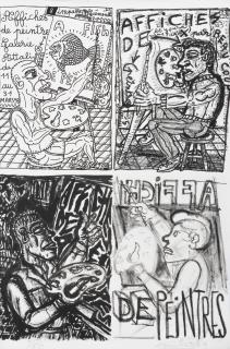 Robert Combas - Affiches De Peintres, 1993