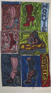 Robert Combas - Chaussures