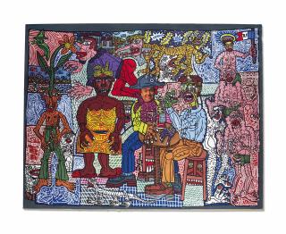 Robert Combas - Le Beaujolais Nouveau est arrivé