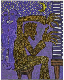 Robert Combas - Le Pianiste