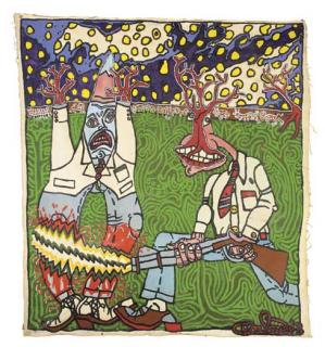 Robert Combas - Pan dans les jambes