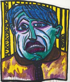 Robert Combas - Portrait D\'Un Homme