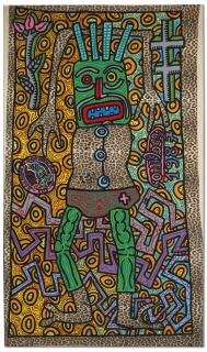 Robert Combas - Portrait Stylisé De Daniel